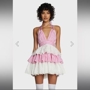 Dolls Kill Sugar Thrillz Smore Sweetness Mini Dress